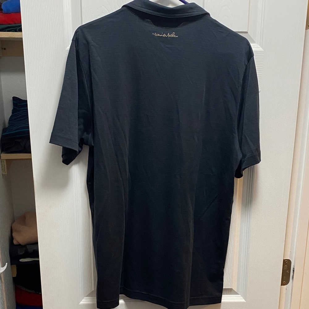 Travis Mathew Dark Navy Polo Shirt - Picture 3 of 5